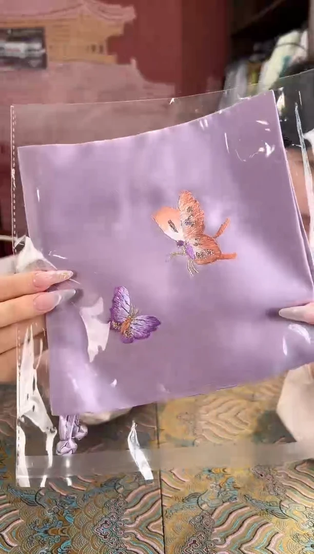 刺绣苏绣手工刺绣100桑蚕丝方巾