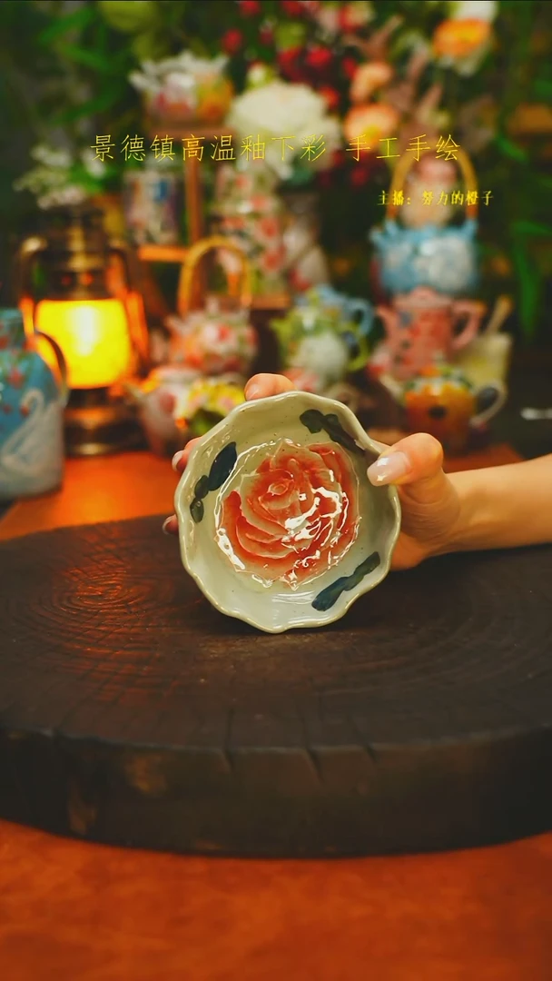 白沙素简陶瓷手作642