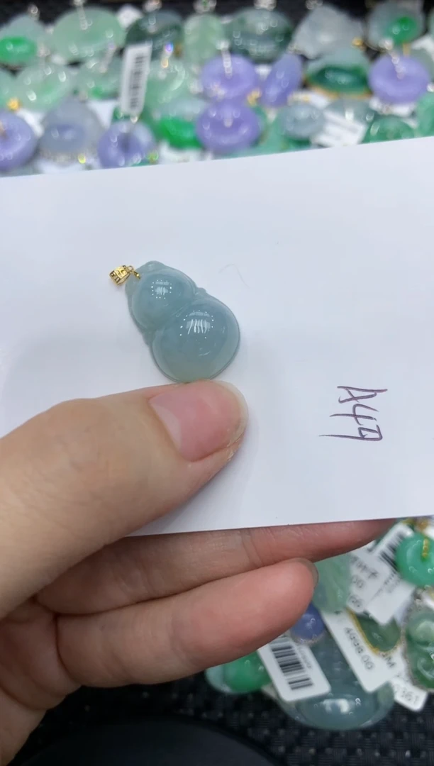 【闪购商品】翡翠颈饰18K金镶嵌11111111111111