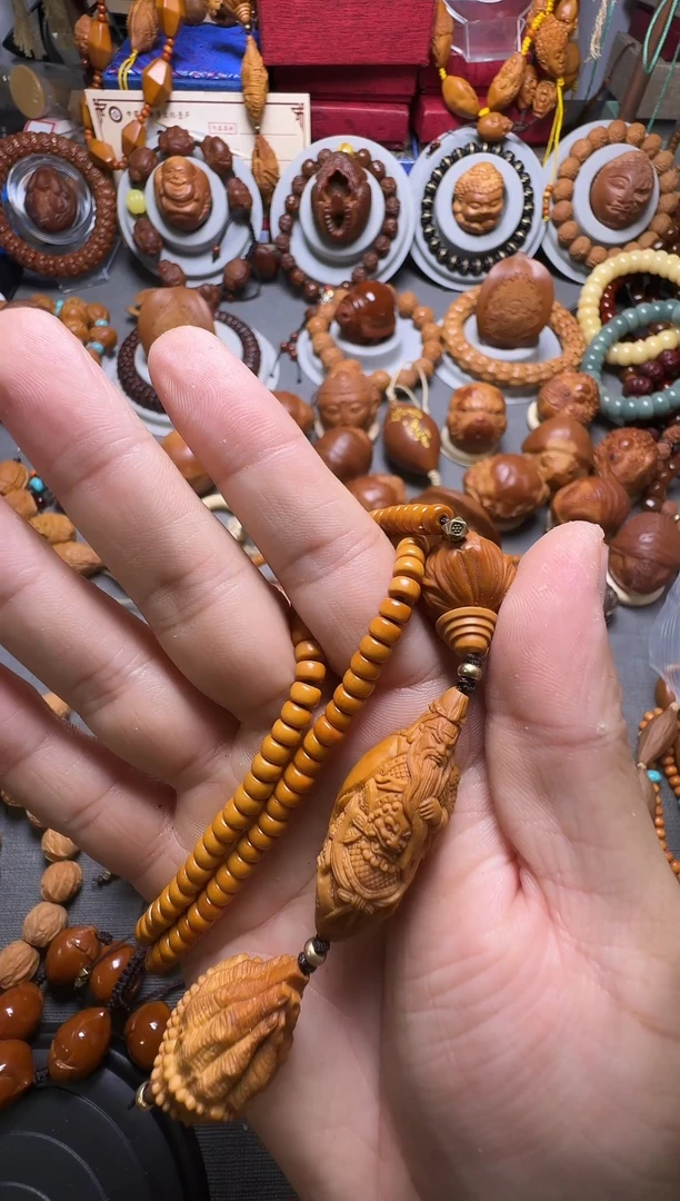 手串橄榄核关公脖挂