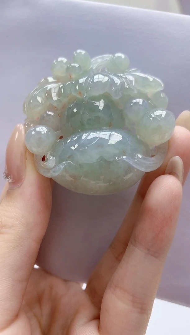 定制翡翠未镶嵌4902jw-毛货挂件133