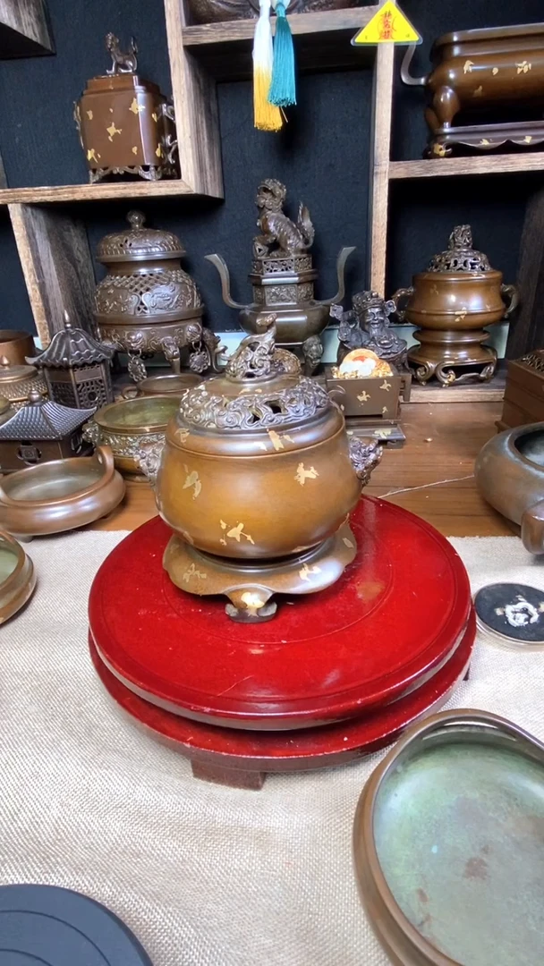 【闪购商品】纯铜 精品铜 摆件熏香炉/摆件/