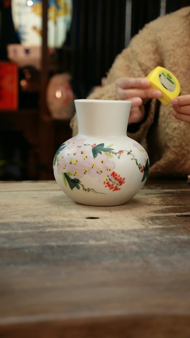 【闪购商品】瓷片景德镇纯手工釉下彩精品花瓶