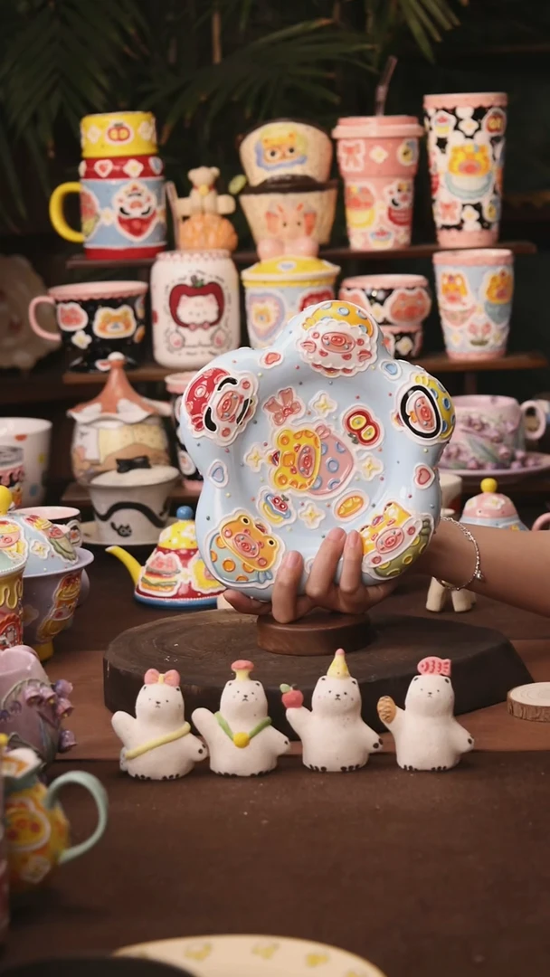 杯子景德镇原创手作陶瓷