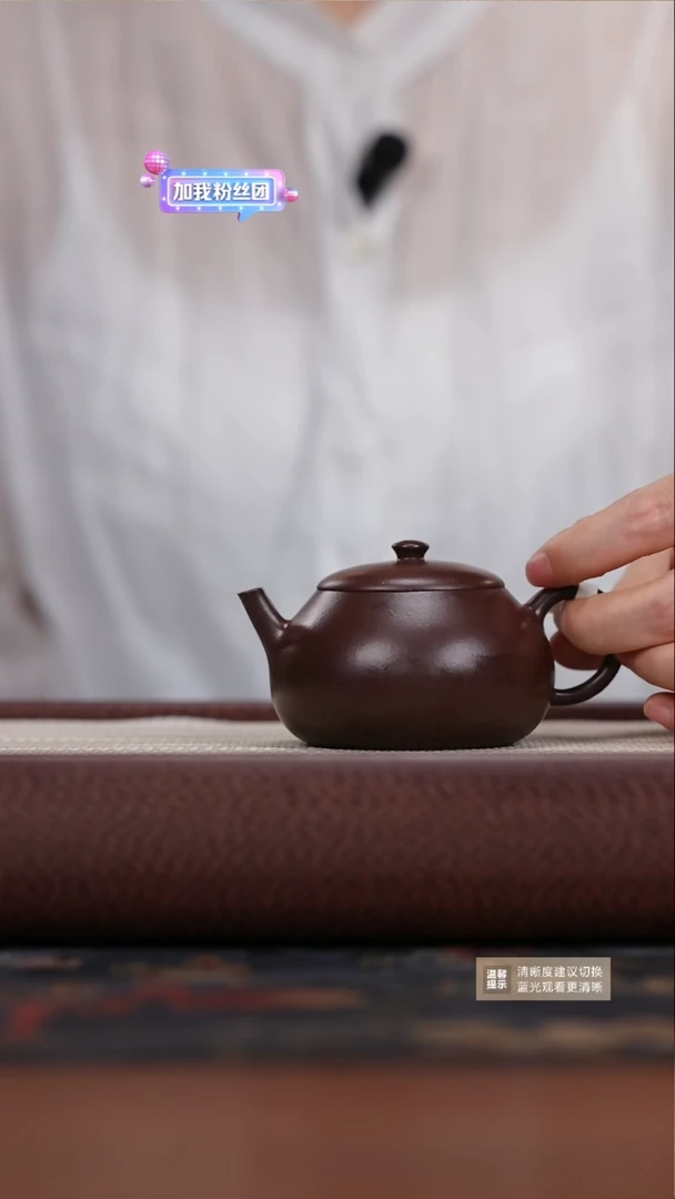 茶壶紫砂紫砂茶壶 紫泥进圆