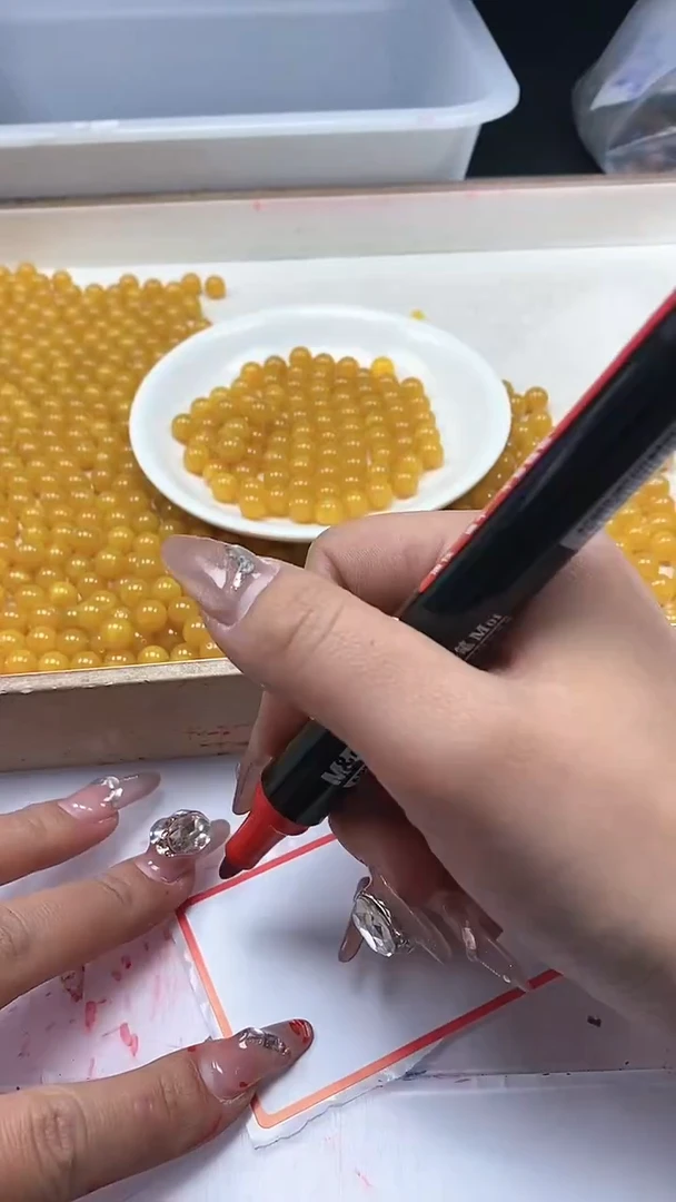 【闪购商品】玛瑙/玉髓颈饰未镶嵌w99老蜡鸡油黄10mm*10颗