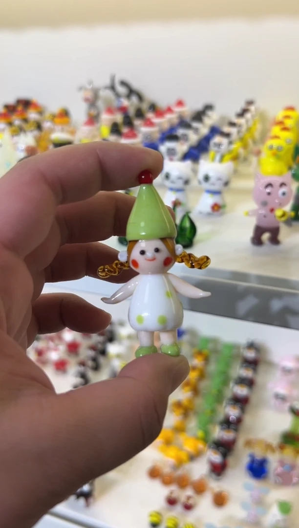 手工艺品琉璃小女孩