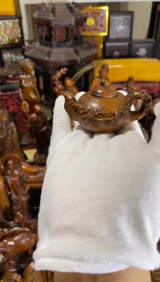 小叶黄杨小件喜上眉梢