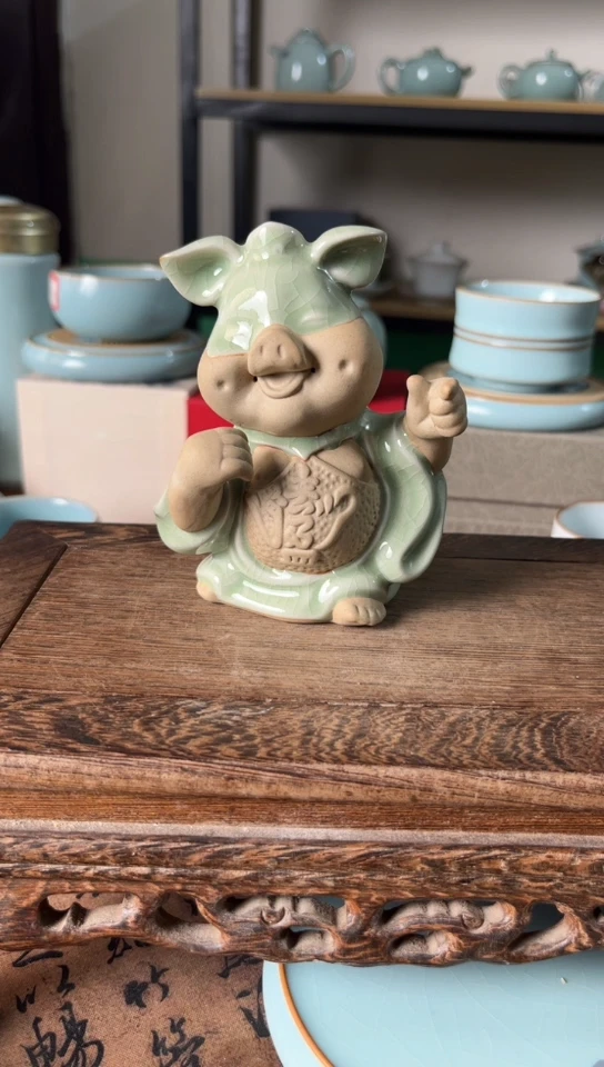 杯豆绿二师兄茶宠