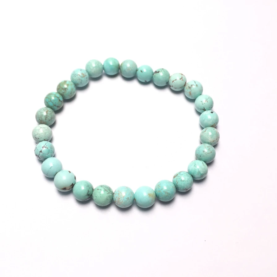 【网瓷】绿松石圆珠手串（多样性发其一）SCY5113039