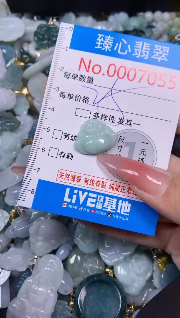 【闪购商品】翡翠颈饰未镶嵌含绳0007055