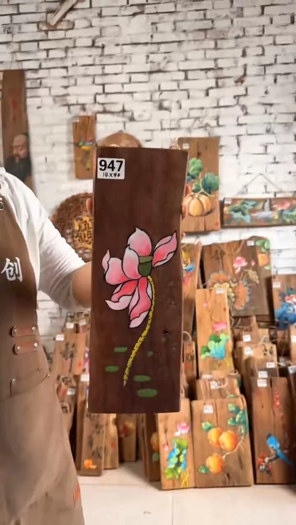 桃核吊坠947号门板画