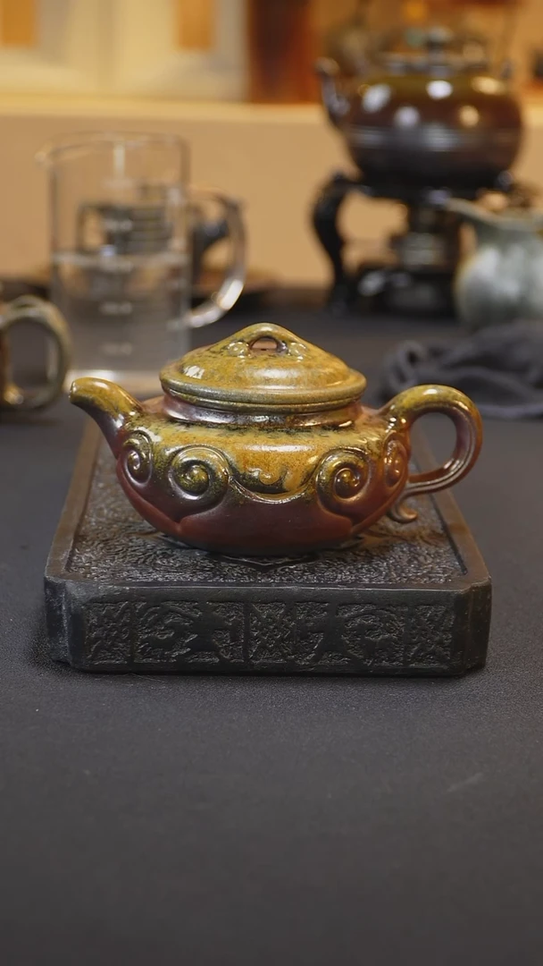 紫砂柴烧纯自然柴烧