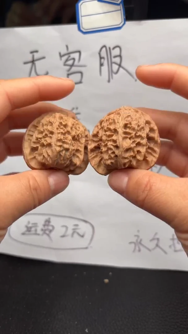 把件文玩核桃151白狮子