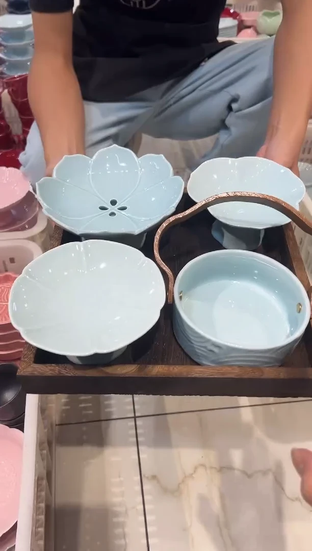 瓷片微瑕商品，介意勿拍 托盘