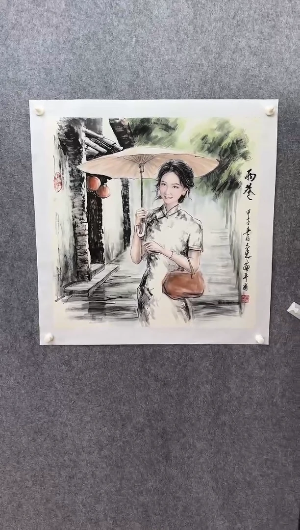 【闪购商品】国画ST-QZC人物绘画作品
