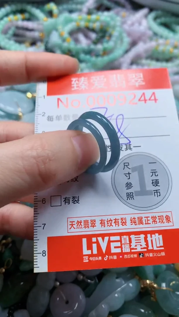 翡翠未镶嵌吊坠(不含链)9244