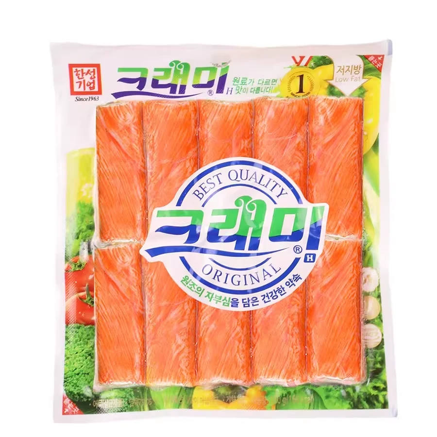韩国进口可莱美蟹肉棒蟹棒即食蟹肉棒手撕蟹柳棒蟹足棒美味