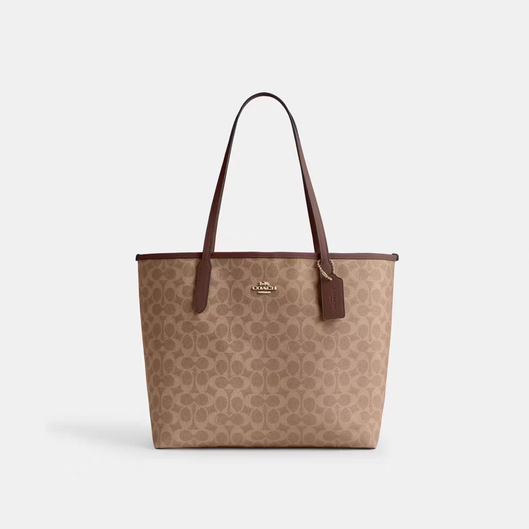 【银泰百货HF】【七夕礼物】蔻驰女士city33单肩手提托特包CV976