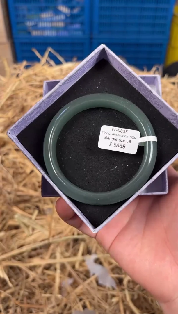 未镶嵌手镯石英质玉W0835