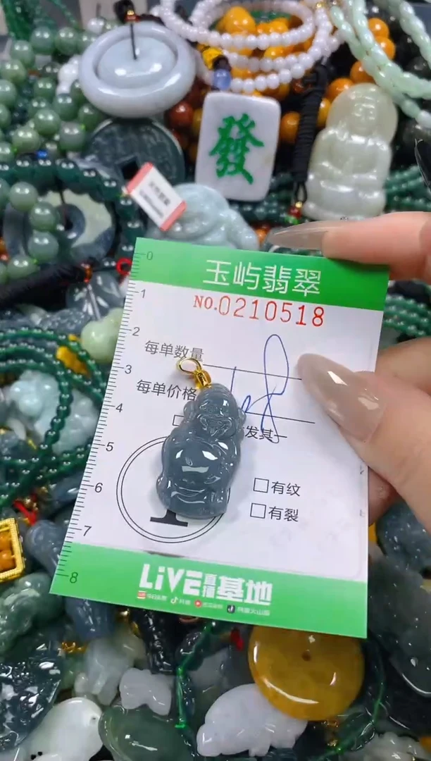 颈饰未镶嵌翡翠闪购0210518