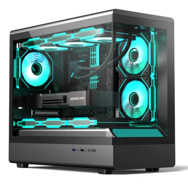 英特尔14600KF 华硕B760M-A D4WIFI   海景房主机 5060TI