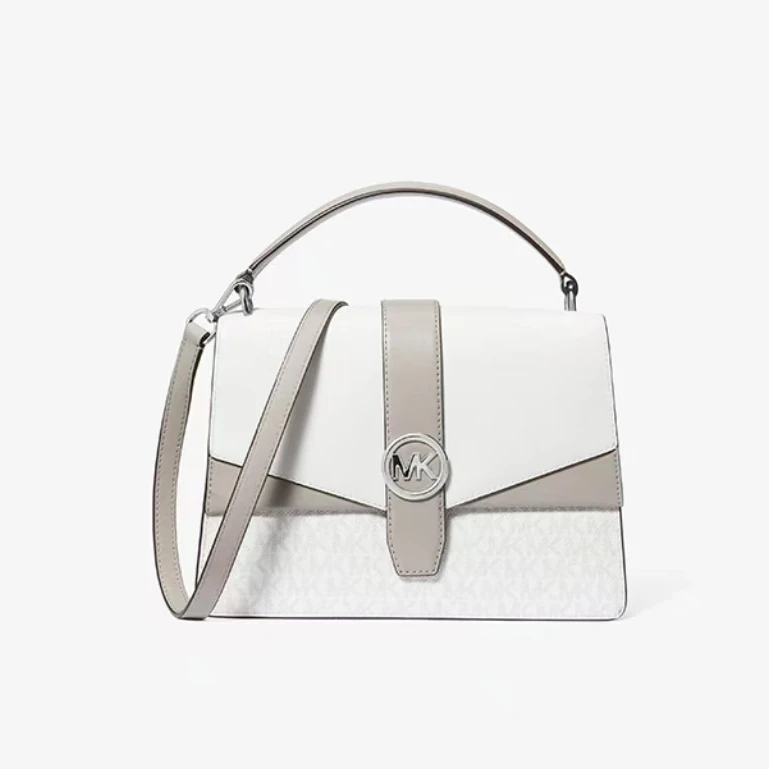 Michael Kors 迈克高仕 MK Greenwich 拼色手提斜挎包 26*8*18