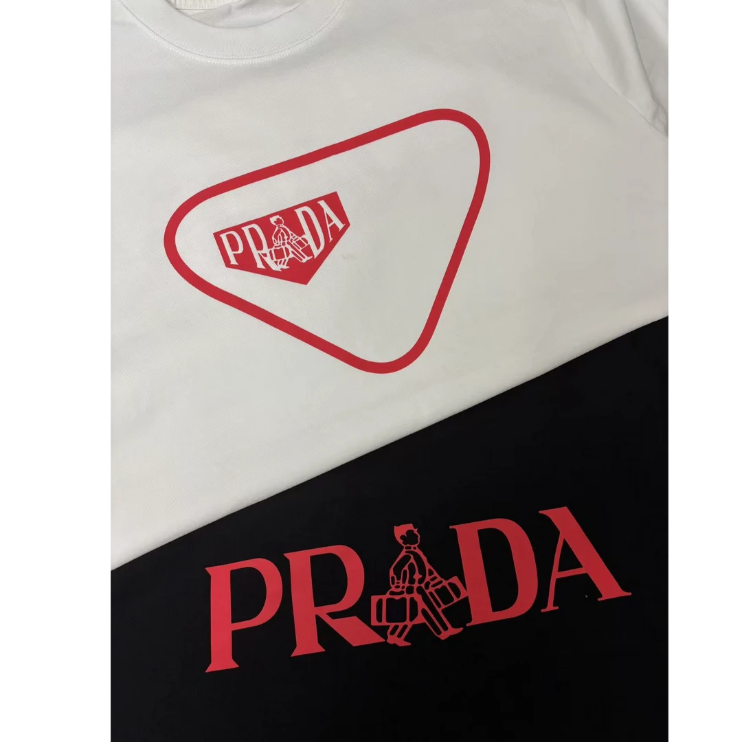 【现货-重工】重磅潮牌拉达刻字膜纯棉T恤男女同款宽松短袖上衣