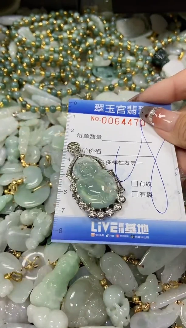 【闪购商品】翡翠颈饰未镶嵌闪购商品0064470