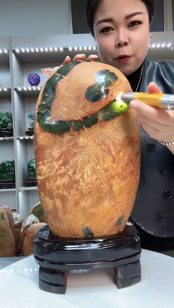 石材天然石材家居摆件博古架摆放