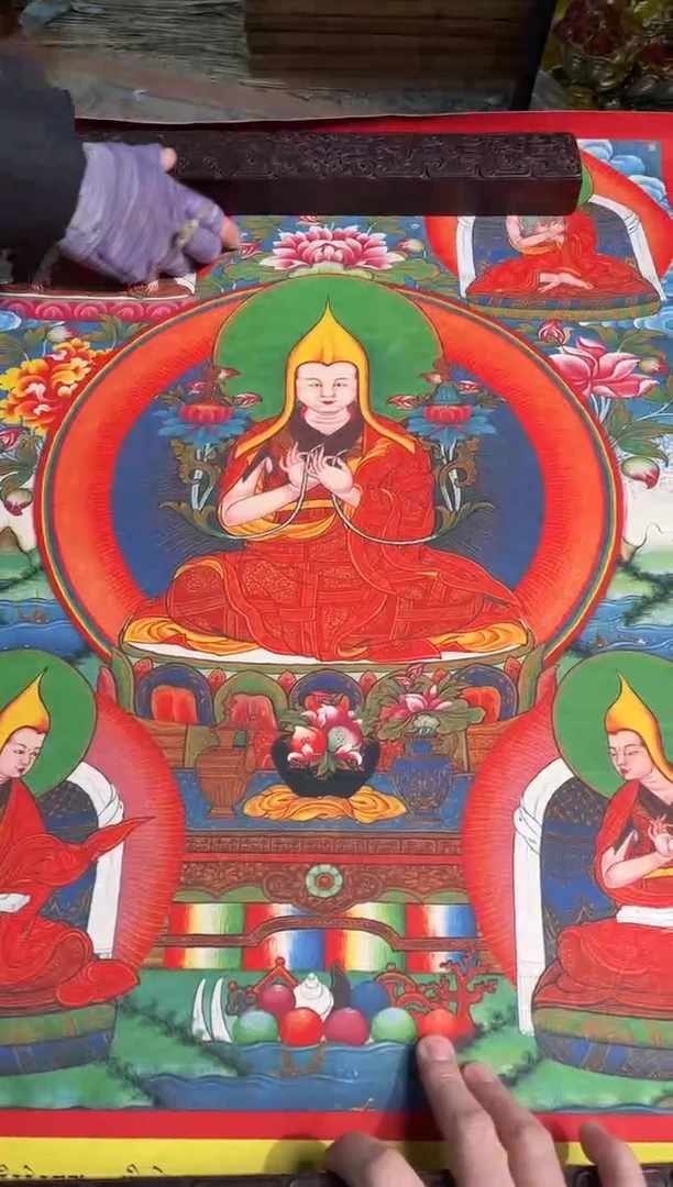 卷轴画路路的唐卡tk160