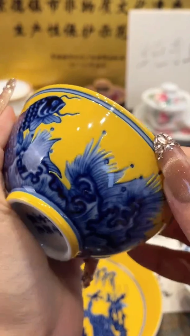 摆件景德镇手工手绘陶瓷