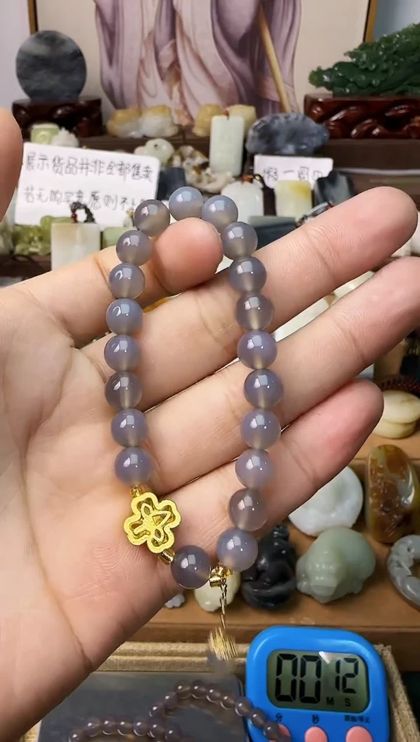 【闪购商品】玛瑙/玉髓颈饰未镶嵌手串多样性发一