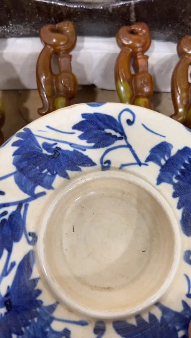 瓷片手工，手绘，瓷器