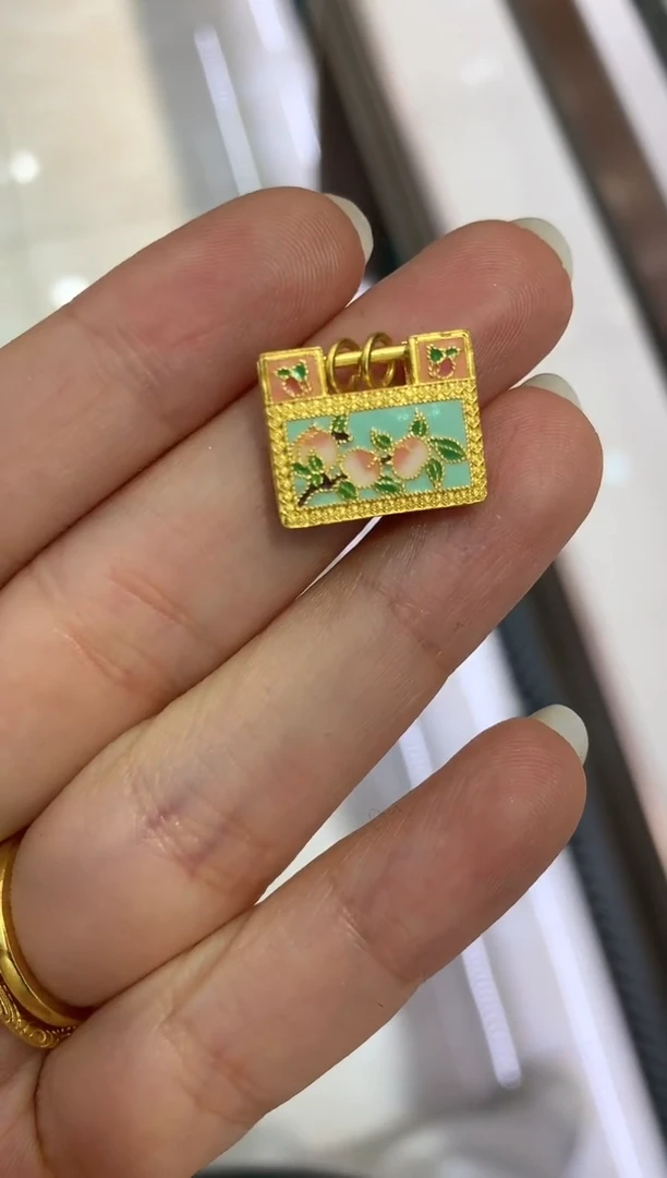 【闪购商品】定制足金吊坠(不含链)W437|5029