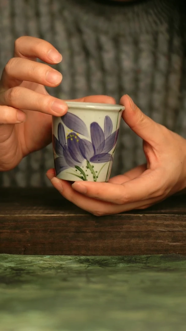 瓷器青诗集手工手绘瓷器