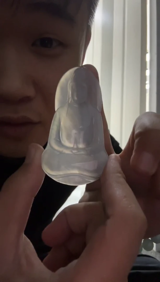 颈饰未镶嵌翡翠黄*天然翡翠A货孤品一件