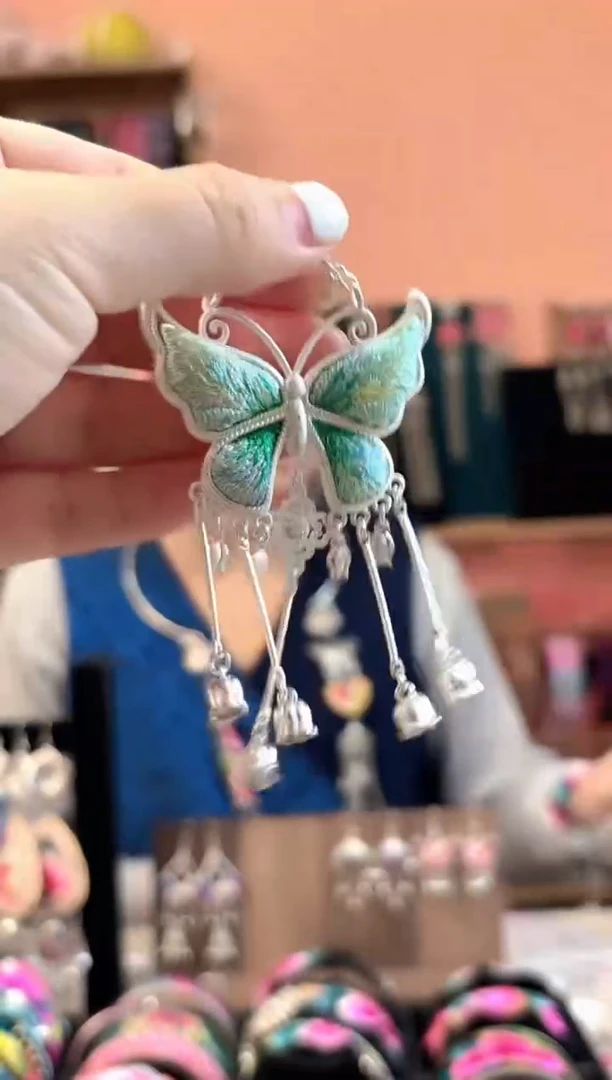 织绣艺枝独绣手工饰品35