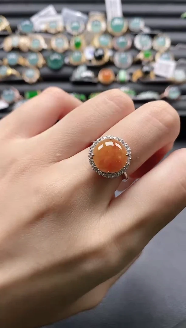 【闪购商品】翡翠戒指银S925镶嵌11111