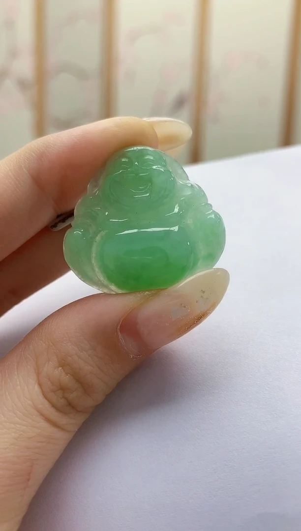 未镶嵌定制翡翠5161jw-毛货挂件83
