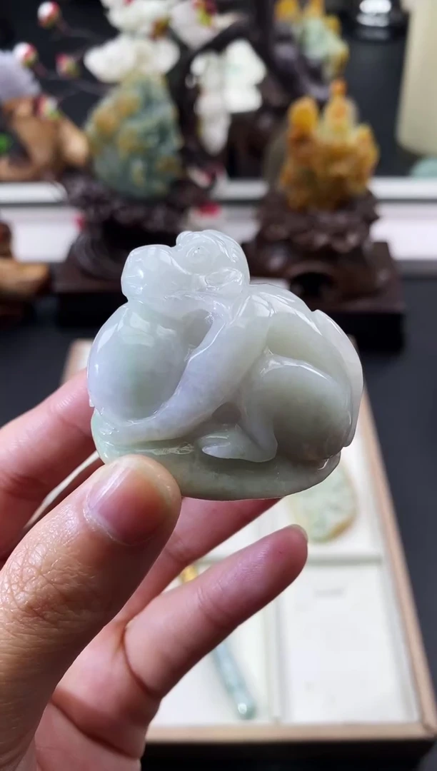 颈饰未镶嵌翡翠天然缅甸A货翡翠