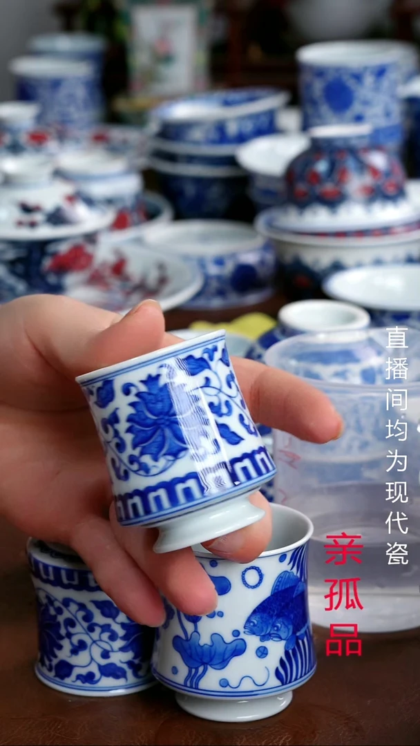 景德镇高端茶器景德镇墨奈纯手工手绘高端茶器