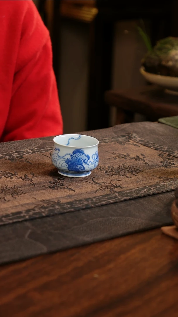 【闪购商品】杯子聚澜堂狮子玩绣球憨憨杯
