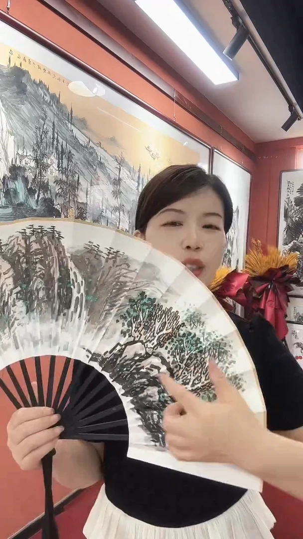 国画陈朝文/国画/扇面
