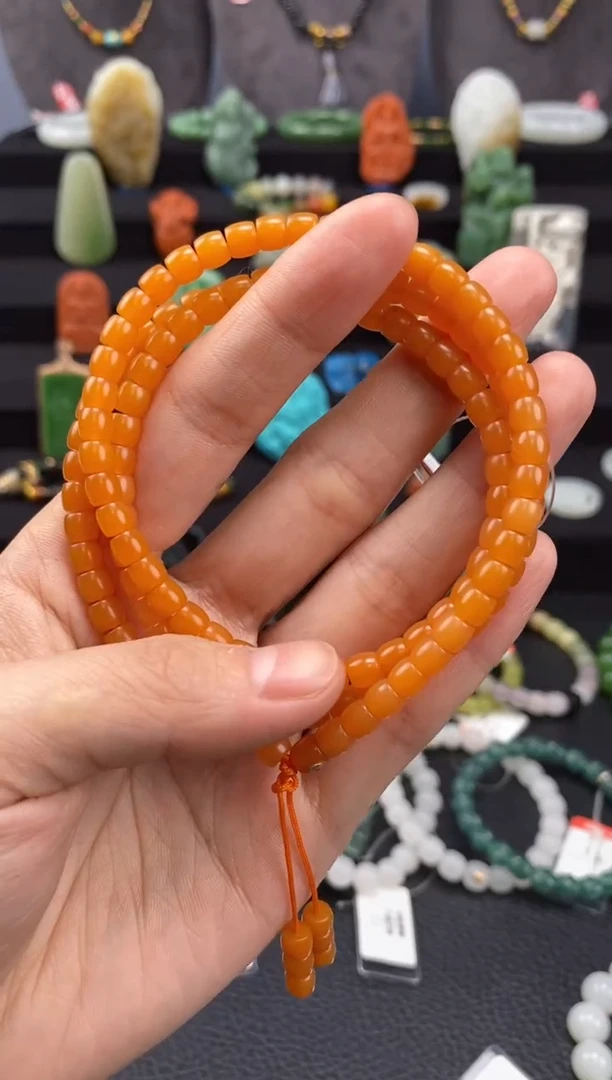 【闪购商品】石英质玉-未镶嵌5mm极致弧108