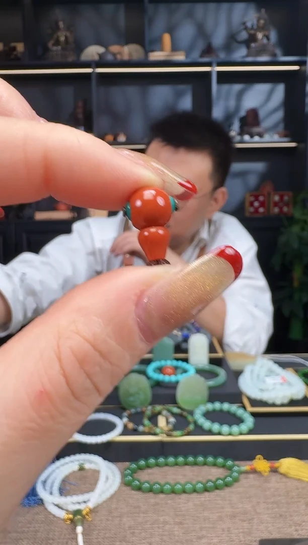 【闪购商品】玛瑙/玉髓1未镶嵌9mm三通