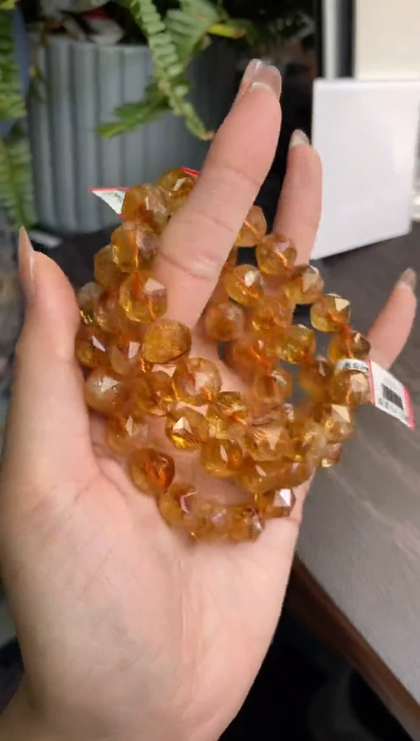 手链12/x-806未镶嵌黄晶阿赛刻面多样性发一件