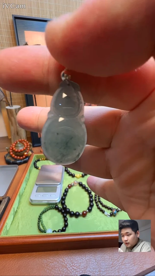 散珠翡翠蓝水翡翠