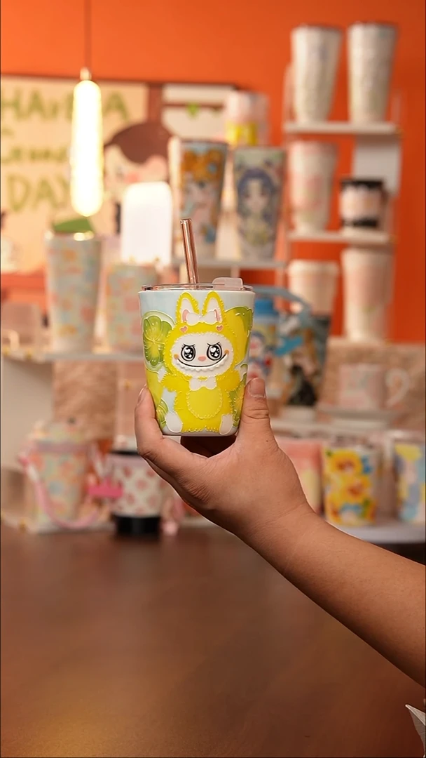 景德镇手工手绘文创陶瓷杯