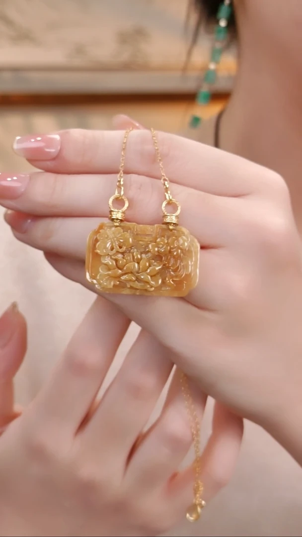 颈饰未镶嵌翡翠国风